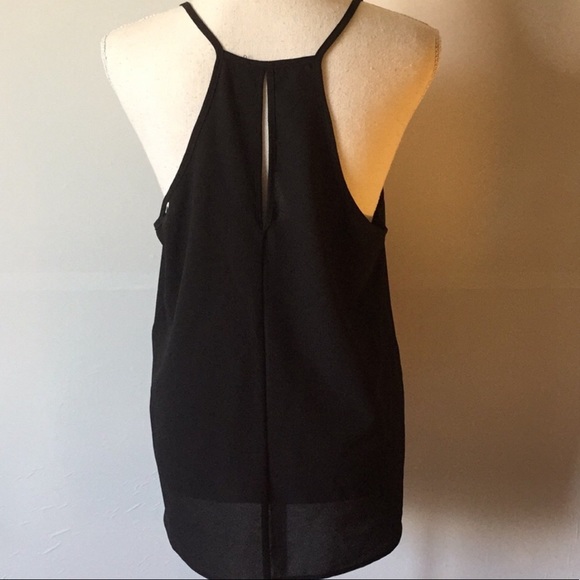 Paper Crane Black Halter Top Small - Picture 3 of 9